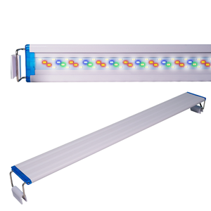 Adjustable 8-30 Inches LED Fish Light for Modern Aquarium Energy-Saving Fish Tank Light for Coral with Timer