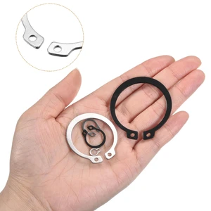 Customizable 304 Stainless Steel Din Standard Retaining Ring M8-M100 Hole Zinc Finish