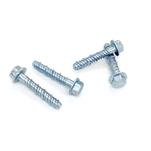 Excellent Quality Hex Flange Head Galvanized Concrete Masonry Screw10B21 White Galvanized Concrete Masonry Screw Anchor