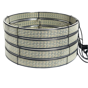 Lumina 10-Row LED Wheel Lights Kit Ultra High Density Rim Lamps APP Control Pure White Illuminated Wheel Rings For Trucks 12V