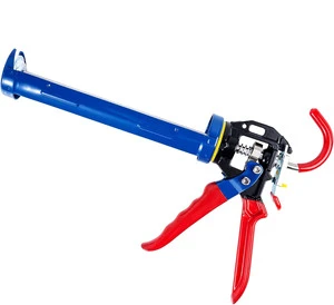 Drive Stainless Steel Barrel Effort-saving with Three Bearings Sealant Sausage Caulking Gun