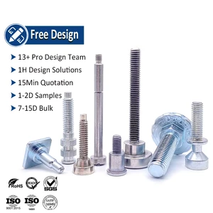 Socket Machine Screw 304 Metric Straight Slot Iso7379 Customized Special Head Galvanized Custom Shoulder Screws Fasteners