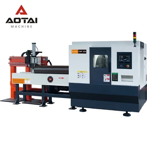 CNP-450 HIGH SPEED CNC SYSTEM WATER COOLING HYDRAULIC CLAMPING 130-450 MM PIPE CUTTING and BEVELING EQUIPMENT MACHINE