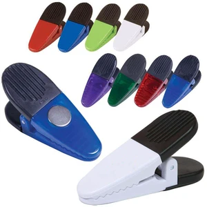 Universal Custom Magnetic Refrigerator Clip Of Paper Powerful Office Plastic Magnets Fridge Clip