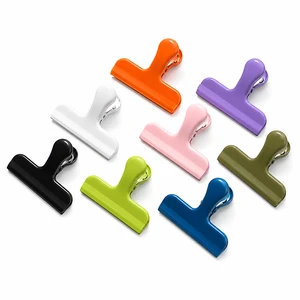 Weisita Metal Binder Clip for Food Storage Kitchen Use 78mm Length Guangdong Made Fresh Chip Bag Sealing Clips Customized Color