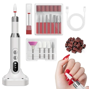 Best Selling Professional Portable Rechargeable Hand-held Electric Nail Grinder Polish Machine 15000RPM Salon Use HY114
