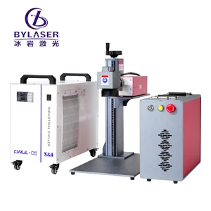 Portable 3D Uv Laser Marking Machine 5w 10w 15w Jpt Source 355nm Engraving Galvo Laser Engraver Glass Printer Plastic Pvc Card