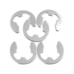 DIN6799 M1.2 M1.5 M2 M2.5 M3 M3.5 M4 M5 M6 M7 M8 M10 M12 Stainless Steel E Style External Retaining Ring for Shafts