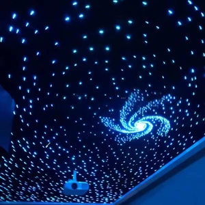 LED Fiber Optic Starry Sky Ceiling Lights 16W Water-Resistant Dimmable IP33 for Wedding Banquet Halls