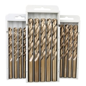 M35 HSS-Co 5% Cobalt Titanium 6 Mm 12mm Straight Shank Metal Hole Cutting Jobber Drill Bit CNC Mini HSS Twist Drill Bit Set