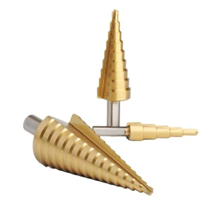 Multi-purpose Titanium HSS Step Drill Bit for Thin Metal Wood Plastic Customized OEM Support