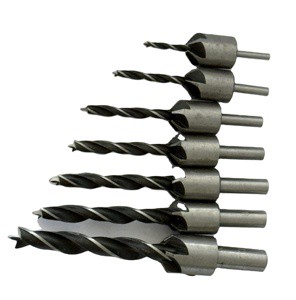 7-Piece HSS Countersink Drill Bit Set 3mm-10mm Metal Drilling ODM/OEM Customized Chamfering End-Milling Custom Finish Made China