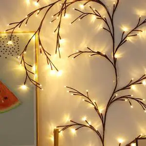 2.3M144LED Interior Decoration Wall Living Room Courtyard Tree Light Willow Light Bedroom Wall Landscape Branch Christmas Light