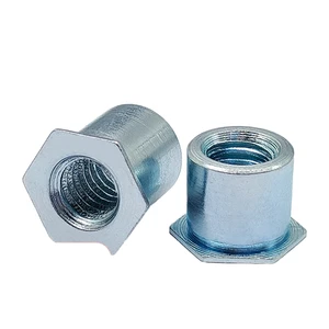 SO-M2-M2.5-M3-M4-M5-M6-M8 Metric Studs B1=1.25D Cylindrical Head Riveting Nut Column Zinc Finish 30mm Right Hand Automotive 100%