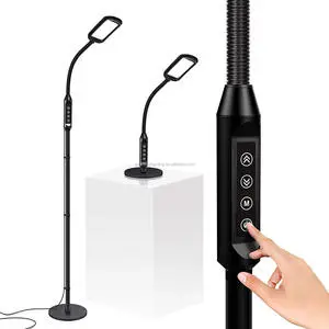 LED Reading Floor Lamp With Flexible Gooseneck for Home and Office Decor