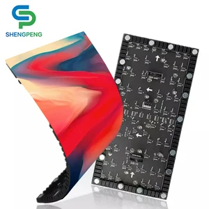 Programmable Thin Flexible Led Display Soft Module P1.25 P1.86 P2.5 P3.076 P4 Ultra Arc Indoor LED Screen Panel
