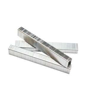 LEITING Code Nails 80 Series Smooth Shank Zinc Plated Finish Industrial Grade Pneumatic Nails for Sofa Upholstery Furniture