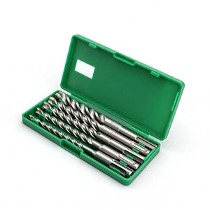 High-Efficiency 3-Flute SDS Plus Metric Concrete Drill Bit 3-Cutter Electric Hammer Bit Masonry 5mm 6mm 8mm 10mm Alloy Suzuan