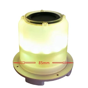 Dia. 85mm Rechargeable Remote Controlled Cordless Wireless Speaker Music Light Lamp for PE Rotational Molding Furnitures