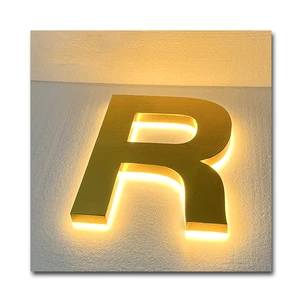 Yydsign Advertising Factory Outdoor Sign Led Signage Light for Big Gold Giant Channel High Quality Led Advertising Letters