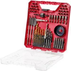 70-Piece Multipurpose Drill and Driver Bit Set Screwdriver Bit Set for Wood Metal Cement Drilling and Screwing
