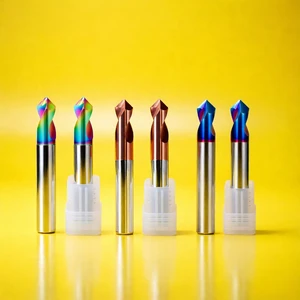 30/60/90/120 Degree 2-Edge Tungsten Steel Center Drill 90 Degree Stainless Steel Special Quenched Chamfering Drill Bits