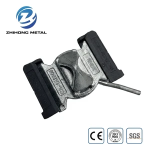 ISO Standard Heavy Duty Steel High-Strength Cast Steel Hot Dip Galvanized Silver Zinc Shipping Container Dovetail Twist Lock 45