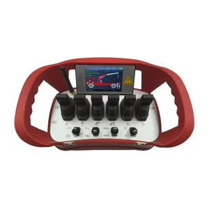 Best Selling Doman Intelligent 12V 24V Hydraulic Valve 6 Joysticks Boom Truck Crane Remote Control 6 Motors Rechargeable Battery