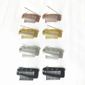 Chunni Grip Clips Snap Clips with Safety Pin for Weft Hair Extensions