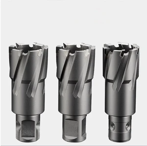 RJTOOLS TCT Annular Cutter Drill Bits Set 21-25mm for Magnetic Drill Machines-Steel Drilling Holes