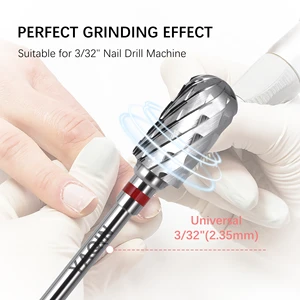 Newest Tungsten Steel Nail Polish Head Nail Removal Alloy Drill Bit Dead Skin Carving Grinding Tool Drill Nail Bit