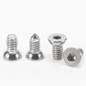 Door Window Corner Bracket Screws Stainless Steel Custom Aluminum Bridge Screws with Hexagon