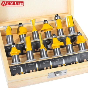 12PCS 1/2 Inch Shank Woodworking Tools and Accessories Woodworking Milling Cutter Set for DIY, Woodworking Project