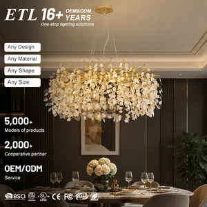 Luxury Modern Gold Tree Branch Aluminum Crystal Chandelier for Living Dining Room Firefly Pendant Lamp