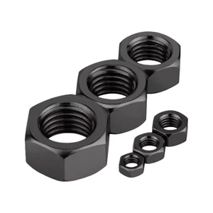 Black Stainless Steel Nuts DIN934/ISO4032 Corrosion-Resistant, M3-M30