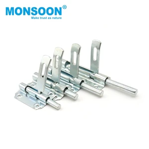 Hardware Fitting Kitchen Apartment Home Bolt 3/4/5 inch Steel Barrel Door Bolt Latch Hinges Security Sliding Door Lock Bolt