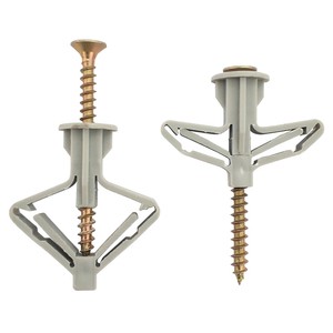 Expansion Drywall Anchor Kit With Screws Self Drilling Wall Home Pierced Special for Nylon Plastic Gypsum Board