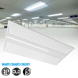 Troffer Lighting 2x4 2x2 Office Workshop Lighting Led Panel Recessed Shop Lights With US Warehouse ETL DLC