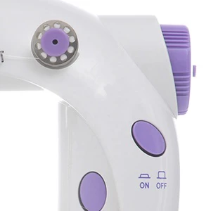 Electric Mini Sewing Machine for Home Hand Machine to 110/220V Speed Adjustment With Light Handheld Sewing Machine