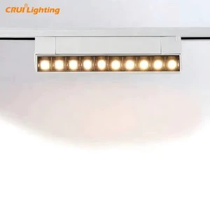 Best Quality 40 Watts LED Linear Track Light Modern Gallery 2 Wire Design for Clothing Shops Aluminum Lamp Body