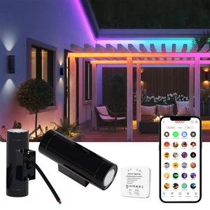 High-Quality Ip65 Waterproof 6w Wall Light Led Wall Lamp up Down Light Outdoor Wall Light Rgbw 24v Porch Courtyard Illumination