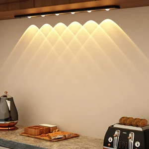 Ultra-Thin Modern Cabinet Lights with LED Motion Sensor and Clear Glass