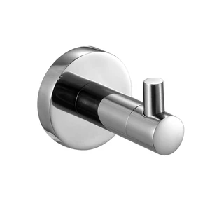 Modern Design Single Wall-Mounted Bathroom Coat Hook Vacuum Suction Cup Hook Removable Gold Towel Suction Hook
