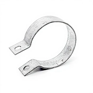 O-clamp Pipe Clamp Stainless Steel Galvanized Steel Cold Protection Double Hole Flat Steel Clamp Fixing