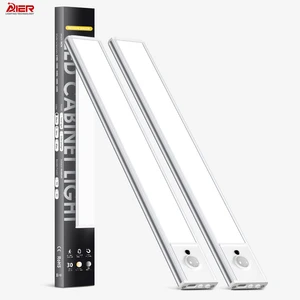 New Usb Rechargeable Battery 5 Color Adjustable And Brightness Dimmable Motion Sensor Kitchen Under Led Cabinet Light