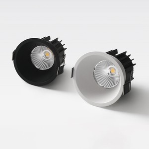 10w 20w Anti-glare Wall Washer Cob Spotlight Recessed Aluminum Indoor Ceiling Spotlight Cob Downlights