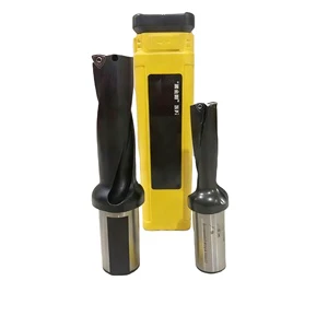 High Hardness H13 Material U Drill Square OEM Black Diamond High-Speed Deep Hole Coolant WCMT/SPMG/SPGT Two Types 2D 3D 4D 5D