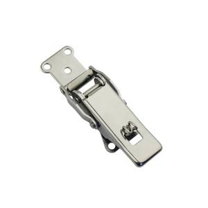 SK3-023 Metric Stainless Steel (SUS304) Draw Latch Retaining Ring Spring Loaded 6-Hole Mounting For Clamping Vibration Grinding