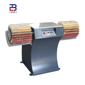 Woodworking Small Solid Wood Sanding Machine Manual Double Roll Drum Brush Sander MDF Polisher Motor Bearing 380V 1.5KW