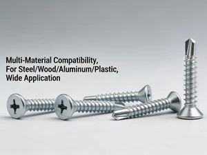 High Speed Zinc Plated Carbon Steel 4.8 Grade Self Drilling Fastener Factory Direct for Roofing & Fencing Tek Screw